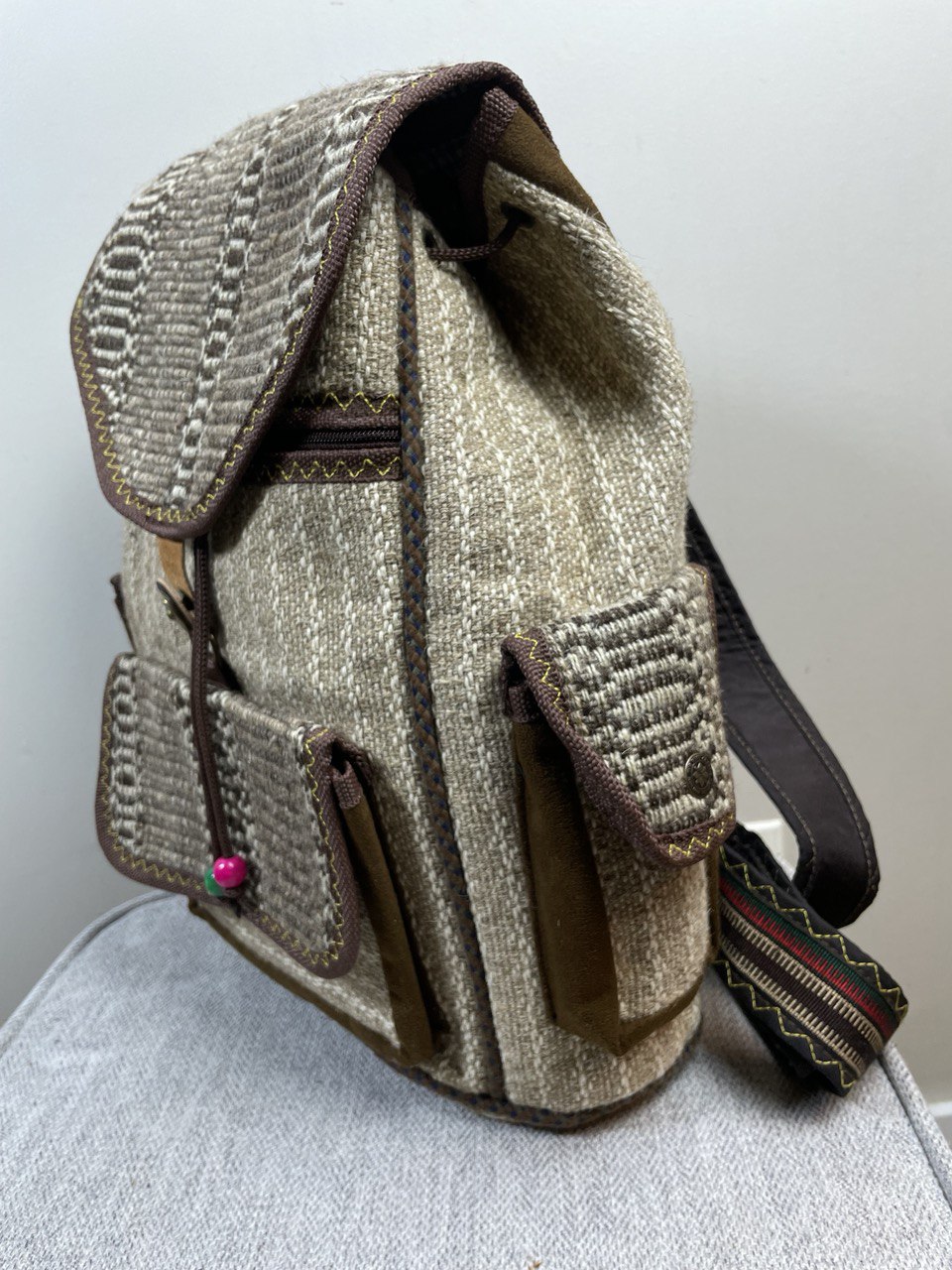 The Cream Backpack - Zarin Carpet™