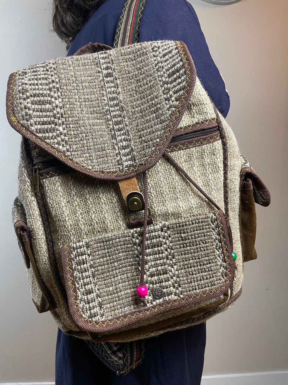 The Cream Backpack - Zarin Carpet™