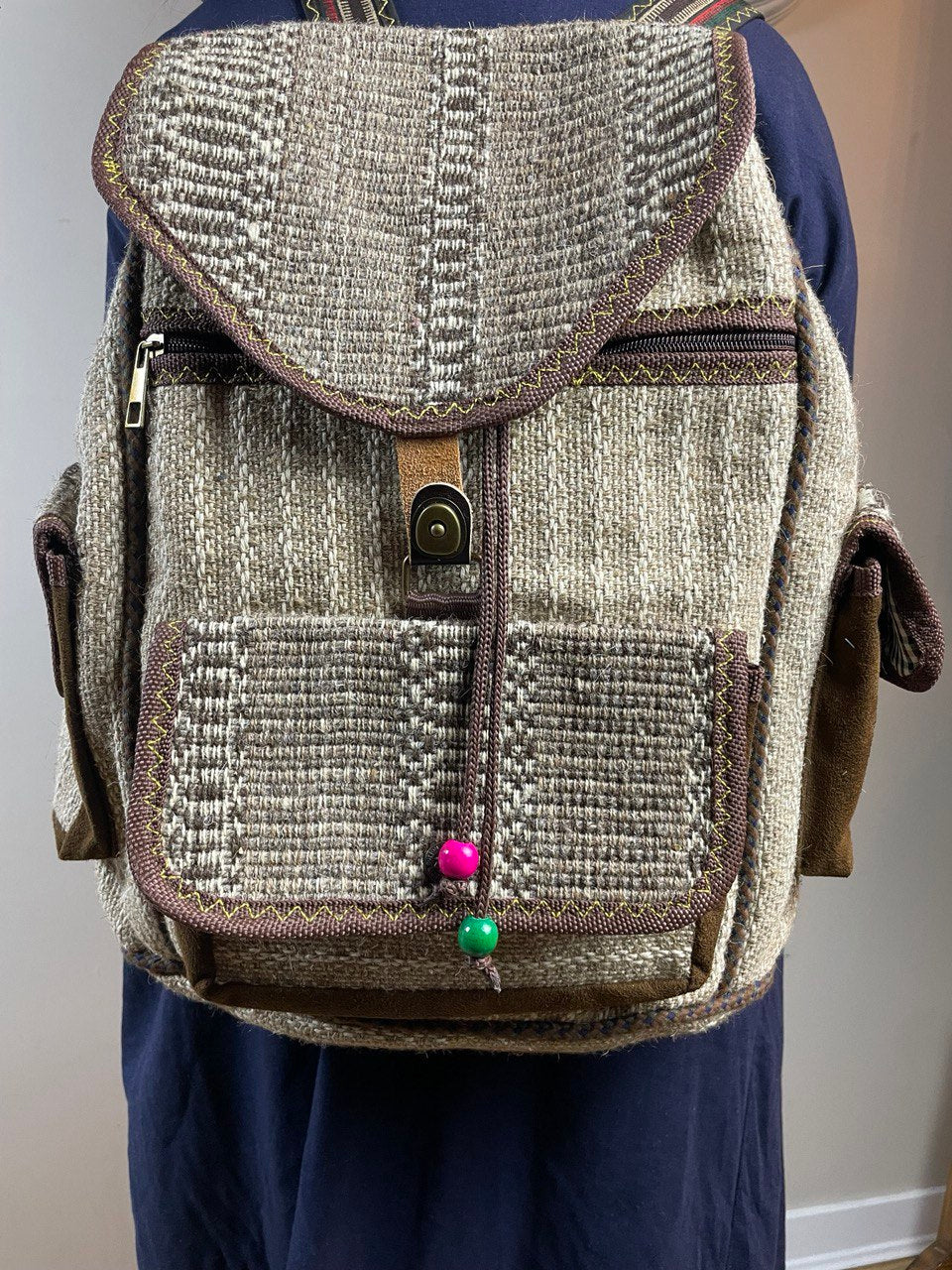 The Cream Backpack - Zarin Carpet™